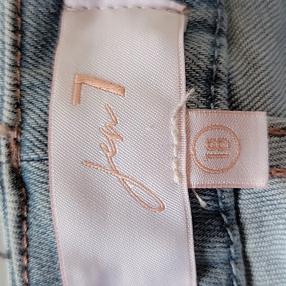 Jen 7 by & FAM Ankle Skinny Jeans Light Wash Size 18 - Picture 12 of 14